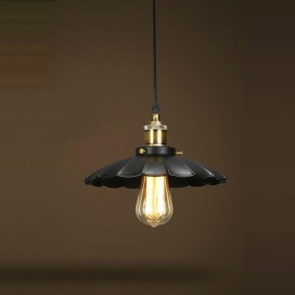 Black Metal Vintage Pendant Light