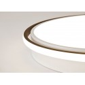 Modern Contemporary Round Stainless Steel Flush Mount Ceiling Light