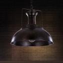 Black Country Vintage Metal Pendant Light