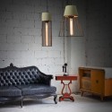 1 Light Metal Cement Pendant Light