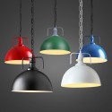 Vintage Multi Colors Metal Pendant Light