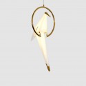 Modern/ Contemporary Paper Crane 1 Light Pendant Light