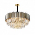 Modern Minimalist Circular Chandelier Glass Pendant Light Living Room  Dining Room