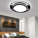 Modern Minimalist Flush Mount Light Fixture Round Ceiling Light Bedroom Living Room