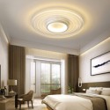 Modern Circular Flush Mount Ceiling Light Minimalist Light Fixture Living Room Dining Room