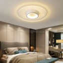 Modern Circular Flush Mount Ceiling Light Minimalist Light Fixture Living Room Dining Room