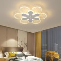 Modern Flush Mount Pretty Flower Decorative Ceiling Light Bedroom Living Room