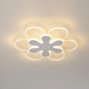 Modern Flush Mount Pretty Flower Decorative Ceiling Light Bedroom Living Room