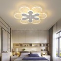 Modern Flush Mount Pretty Flower Decorative Ceiling Light Bedroom Living Room