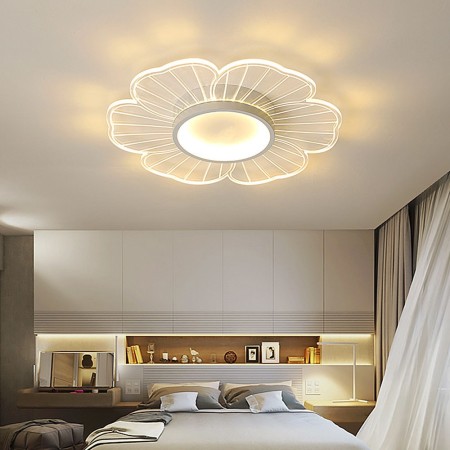 Minimalist Petal Flush Mount Ceiling Light Creative Decoration Lighting Bedroom Dining Room