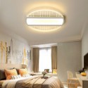 Modern Minimalist Flush Mount Ceiling Light Creative Linear Light Fixture Living Room Office