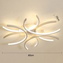 Modern Flush Mount Ceiling Light Silica Gel Decoration Light Bedroom Living Room