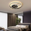 Modern Circular Flush Mount Acrylic Decorative Ceiling Light Bedroom Living Room