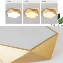 Gold Geometric Flush Mount Acrylic Ceiling Light Bedroom Living Room