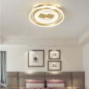 Modern Round Flush Mount Ceiling Light Bedroom Living Room