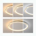 Minimalist Circular Flush Mount Ceiling Light Living Room Hallway