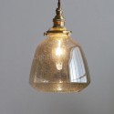 Modern Bubble Glass Pendant Lamp Single Light Fixture Bedroom Living Room