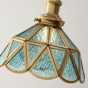 Retro Glass Pendant Light Glass Ceiling Light Bedroom Living Room