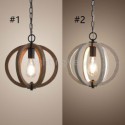 Retro Style Wood Pendant Light Kitchen Island Ideas Living Room Light Fitting