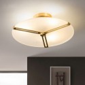 Modern Acrylic Frisbee Ceiling Light Flush Mount Lighting Bedroom Living Room