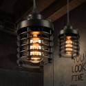 1 Light Retro / Vintage Copper Pendant Light