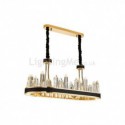 Contemporary Crystal Pendant Light Crystal Ceiling Light Bedroom Living Room