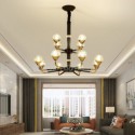 Modern Crystal Pendant Light Elegant Crystal Chandelier Living Room Bedroom