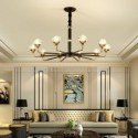 Modern Crystal Pendant Light Elegant Crystal Chandelier Living Room Bedroom