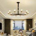 Modern Crystal Pendant Light Elegant Crystal Chandelier Living Room Bedroom