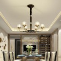 Modern Crystal Pendant Light Elegant Crystal Chandelier Living Room Bedroom