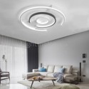 Contemporary Flush Mount Acrylic Circular Ceiling Light Bedroom Living Room