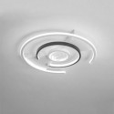 Contemporary Flush Mount Acrylic Circular Ceiling Light Bedroom Living Room