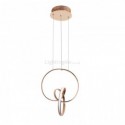 Modern Minimalist Pendant Lamp Unique Twist Light Fixture Living Room Bedroom