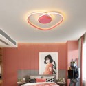 Modern Simple Flush Mount Heart Shaped Ceiling Light Bedroom Living Room