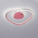 Modern Simple Flush Mount Heart Shaped Ceiling Light Bedroom Living Room