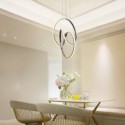 Modern Minimalist Pendant Lamp Unique Twist Light Fixture Living Room Bedroom