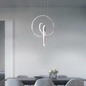 Modern Minimalist Pendant Lamp Unique Twist Light Fixture Living Room Bedroom