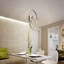 Modern Minimalist Pendant Lamp Unique Twist Light Fixture Living Room Bedroom