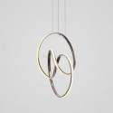 Modern Minimalist Pendant Lamp Unique Twist Light Fixture Living Room Bedroom