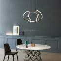 Modern Minimalist Pendant Lamp Unique Twist Light Fixture Living Room Kitchen Island