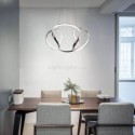 Modern Minimalist Pendant Lamp Unique Twist Light Fixture Living Room Kitchen Island