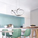 Modern Minimalist Pendant Lamp Unique Twist Light Fixture Living Room Kitchen Island