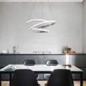 Modern Minimalist Pendant Lamp Unique Twist Light Fixture Living Room Kitchen Island