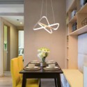 Modern Minimalist Pendant Lamp Unique Acrylic Twist Light Fixture Living Room Kitchen Island