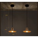 Modern/ Contemporary Cement Single Light Pendant Light