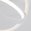 Modern Flush Mount Acrylic Crossed Ring Ceiling Light Entrance Hallway