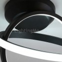 Modern Flush Mount Acrylic Crossed Ring Ceiling Light Entrance Hallway