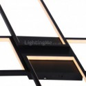 X Shaped Flush Mount Minimalist Acrylic Ceiling Light Living Room Office