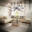 Modern Simple Satellite Pendant Light Iron Pendant Lamp Bedroom Living Room