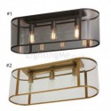 Modern Acrylic Flush Mount 3 Lights Ceiling Light Living Room Bedroom